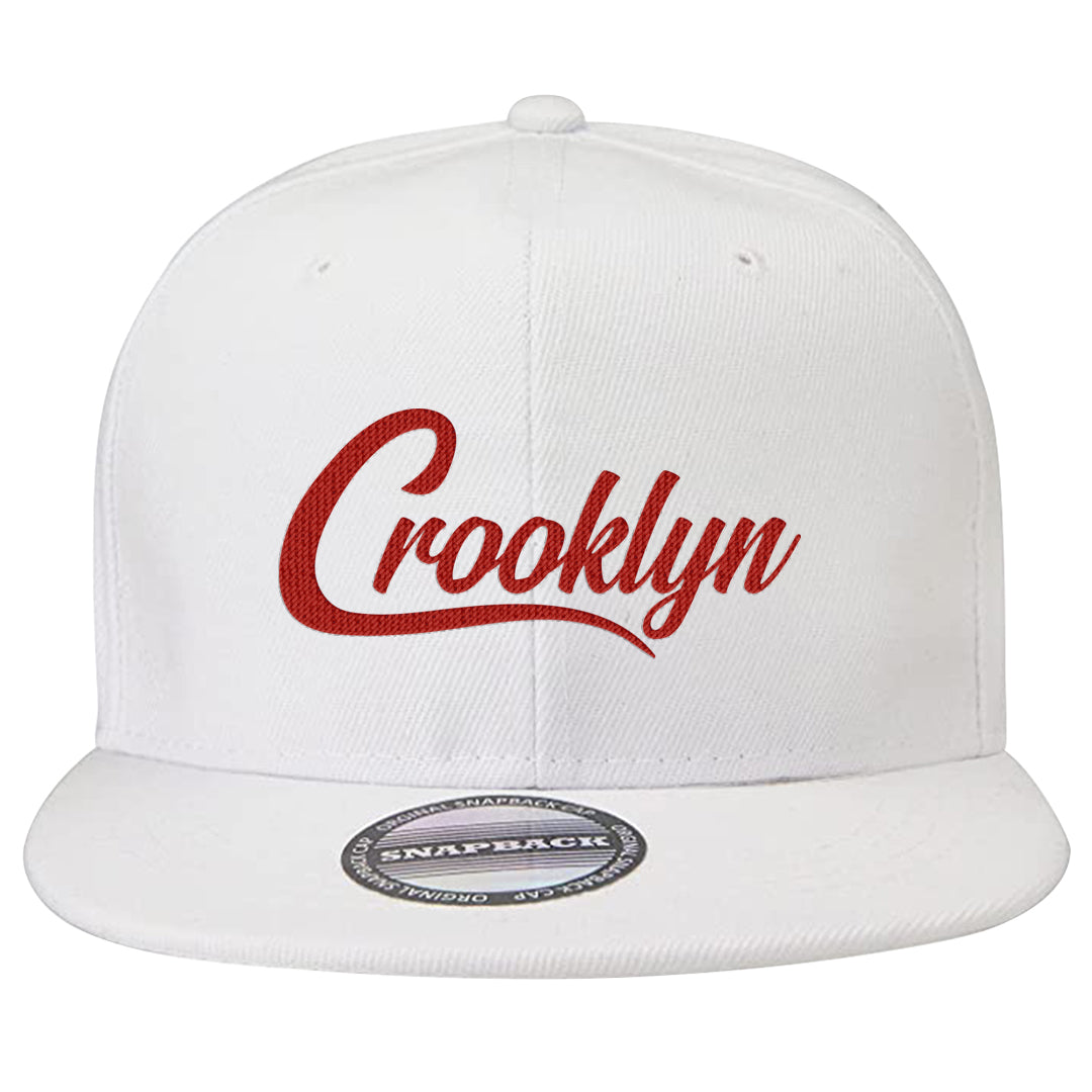 UNC to CHI Low 1s Snapback Hat | Crooklyn, White