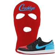 UNC to CHI Low 1s Ski Mask | Crooklyn, Red