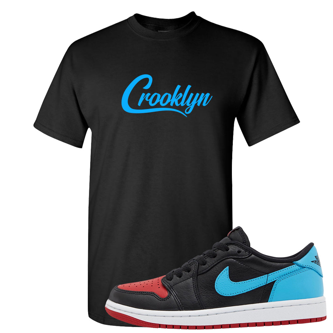 UNC to CHI Low 1s T Shirt | Crooklyn, Black