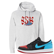 UNC to CHI Low 1s Hoodie | Certified Sneakerhead, Ash