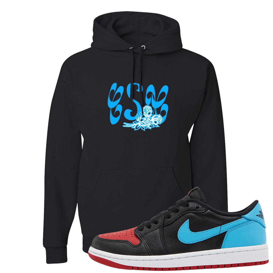 UNC to CHI Low 1s Hoodie | Certified Sneakerhead, Black