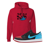 UNC to CHI Low 1s Hoodie | Certified Sneakerhead, Red