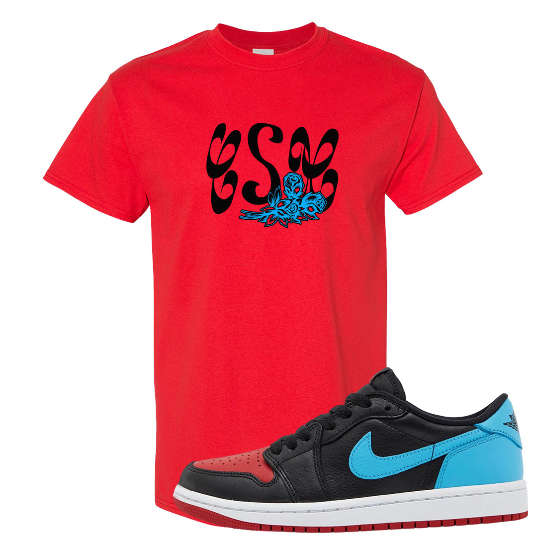 UNC to CHI Low 1s T Shirt | Certified Sneakerhead, Red