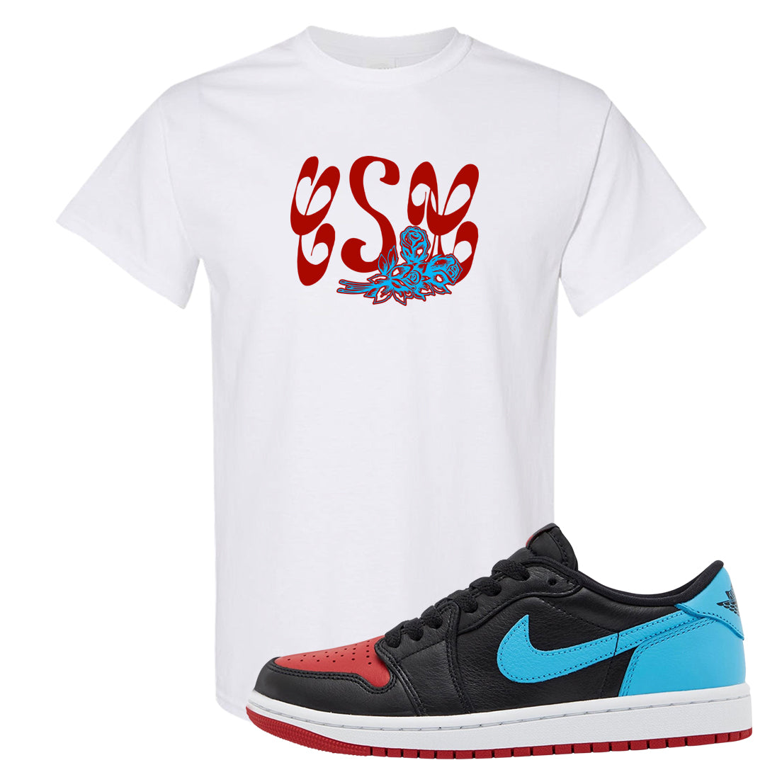 UNC to CHI Low 1s T Shirt | Certified Sneakerhead, White