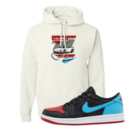 UNC to CHI Low 1s Hoodie | Drip God Racing Club, White