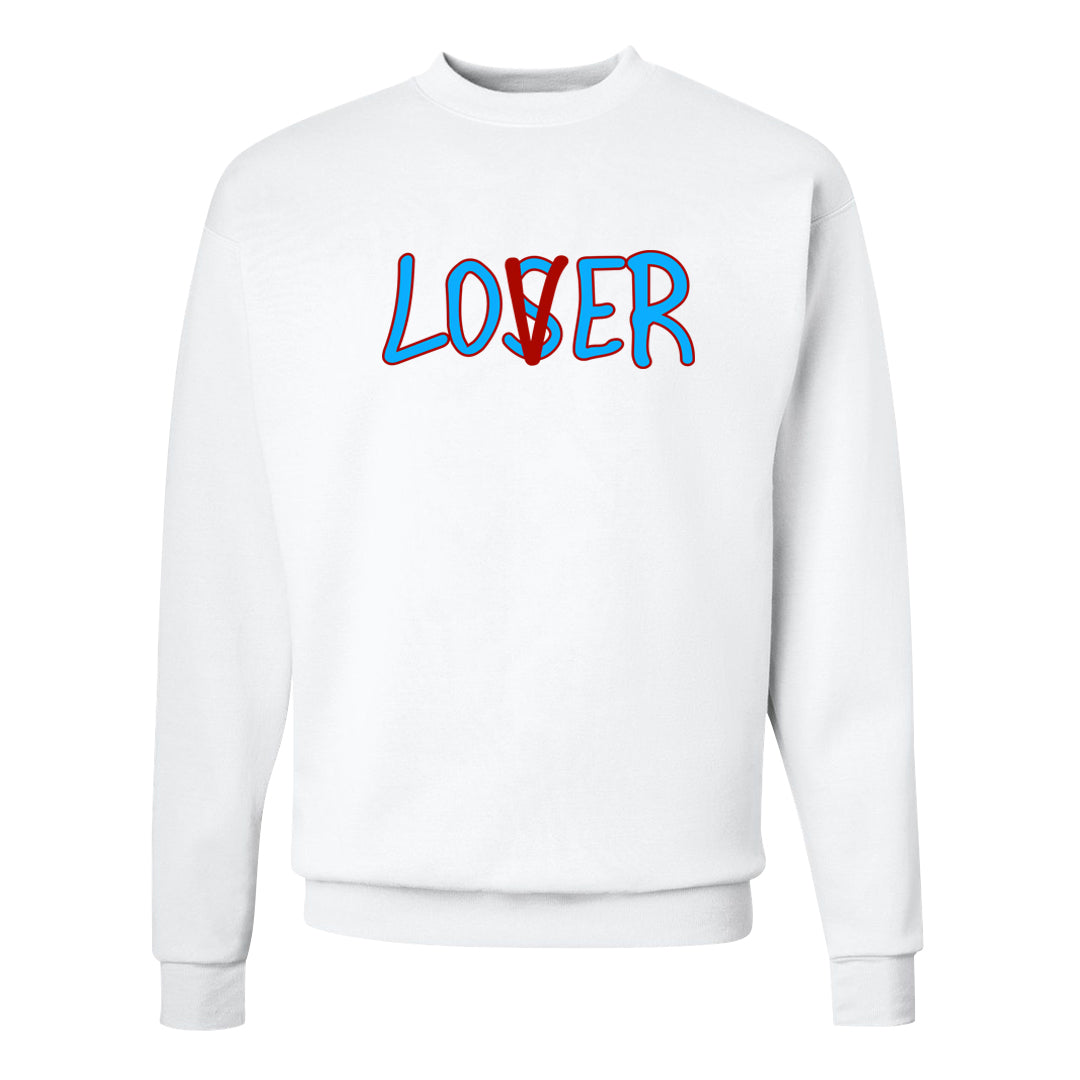 UNC to CHI Low 1s Crewneck Sweatshirt | Lover, White