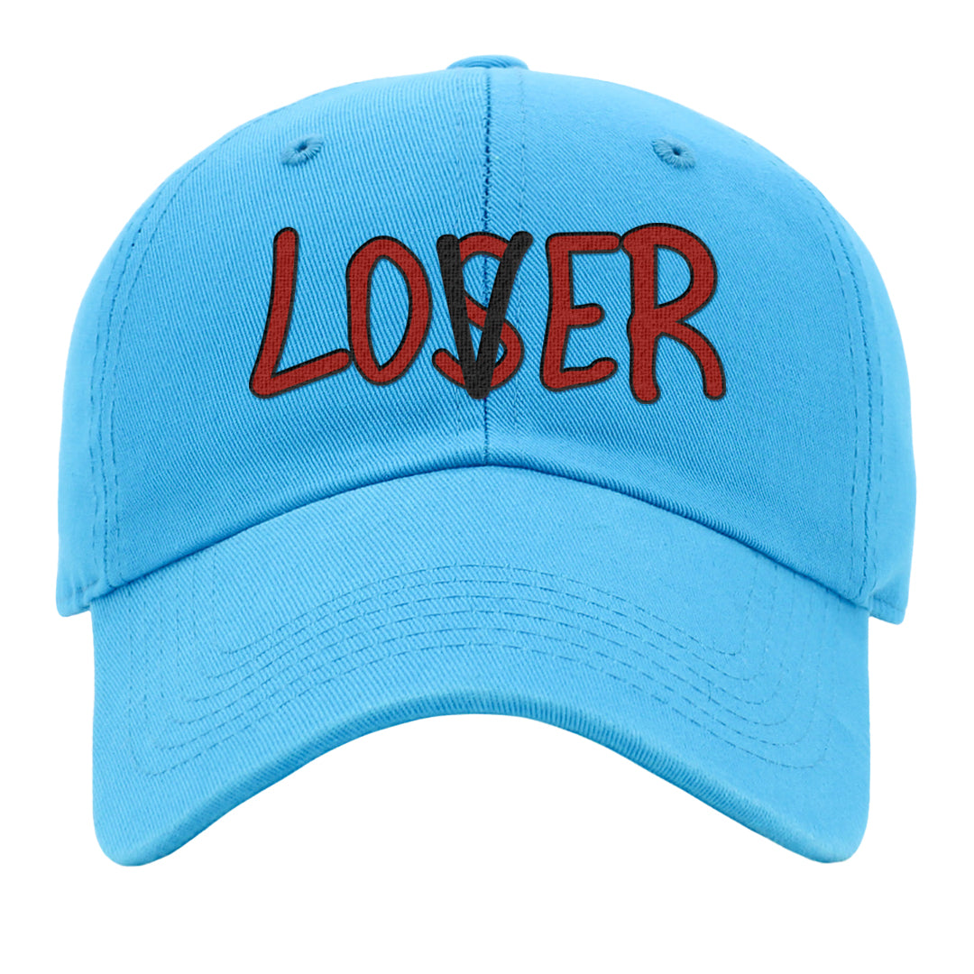 UNC to CHI Low 1s Dad Hat | Lover, Aqua