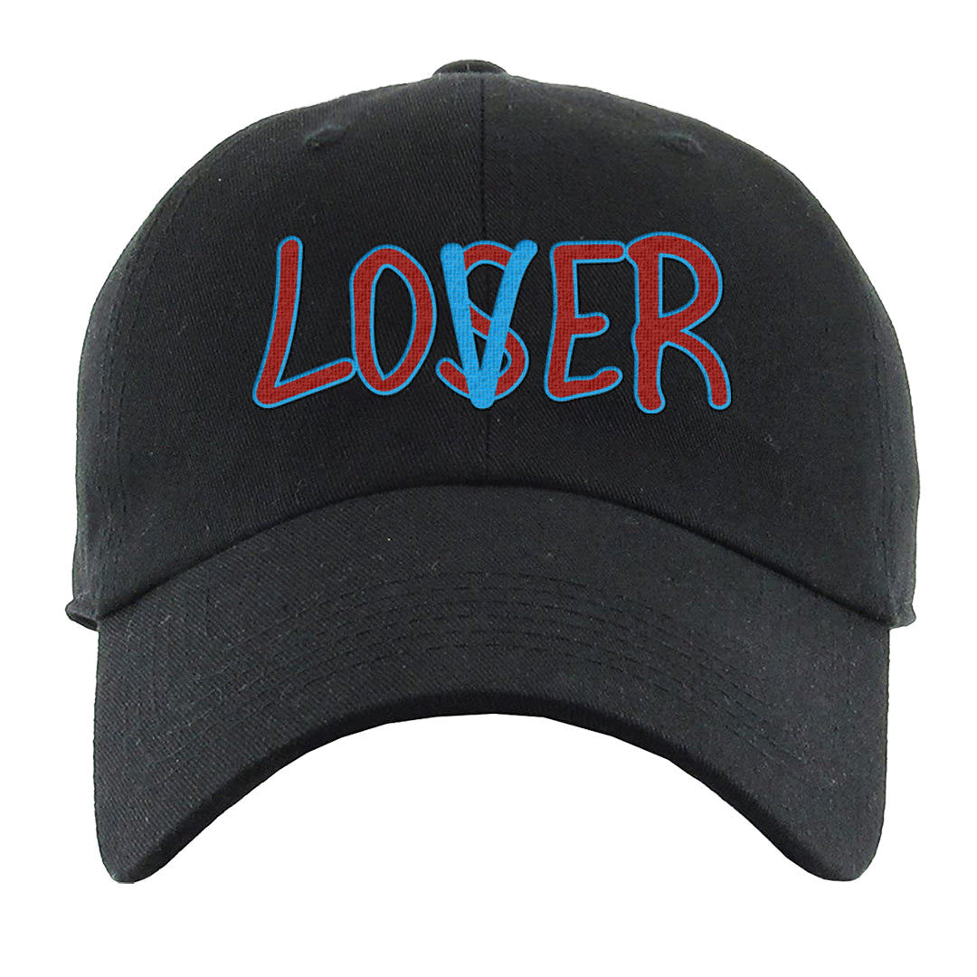 UNC to CHI Low 1s Dad Hat | Lover, Black