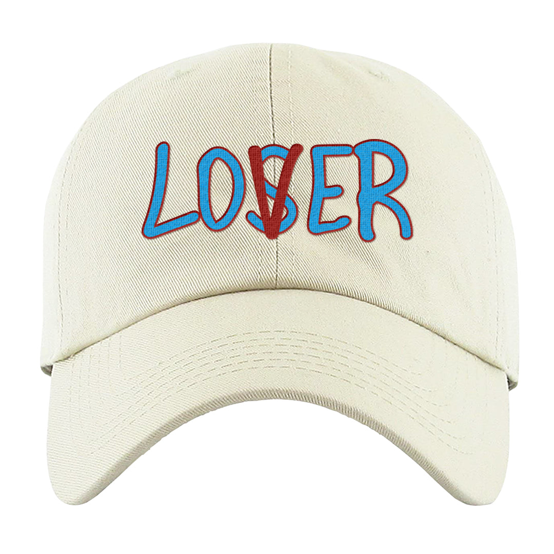 UNC to CHI Low 1s Dad Hat | Lover, White