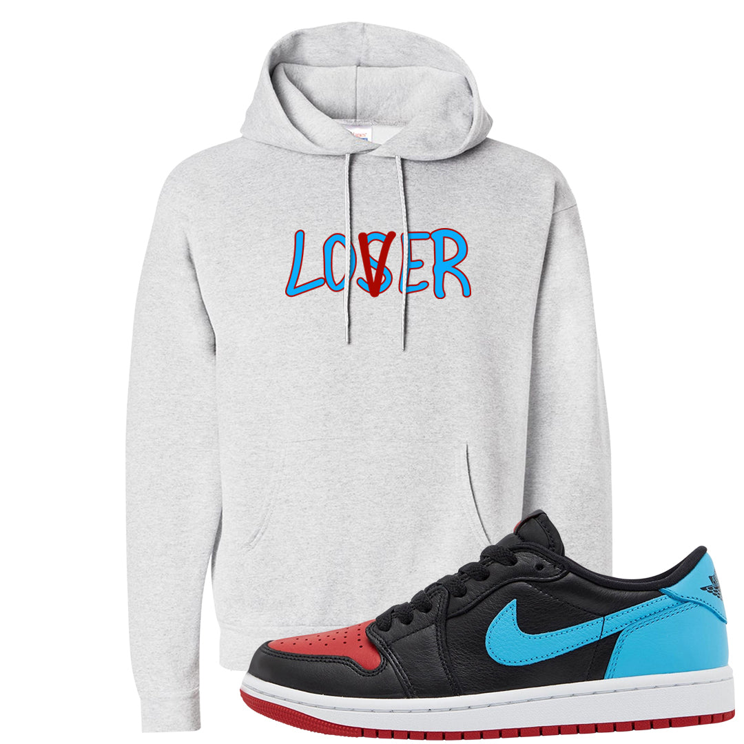 UNC to CHI Low 1s Hoodie | Lover, Ash