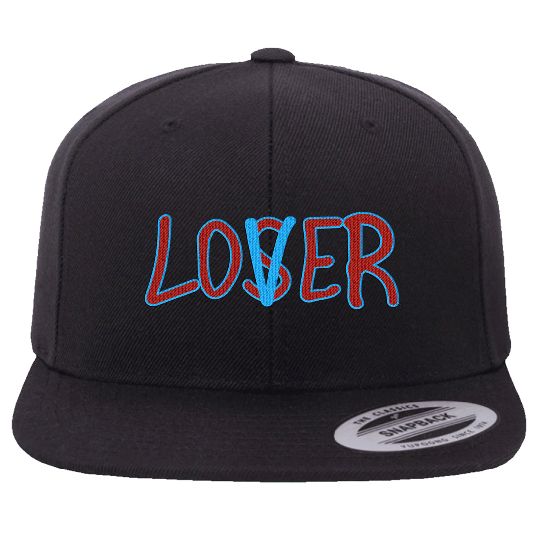 UNC to CHI Low 1s Snapback Hat | Lover, Black