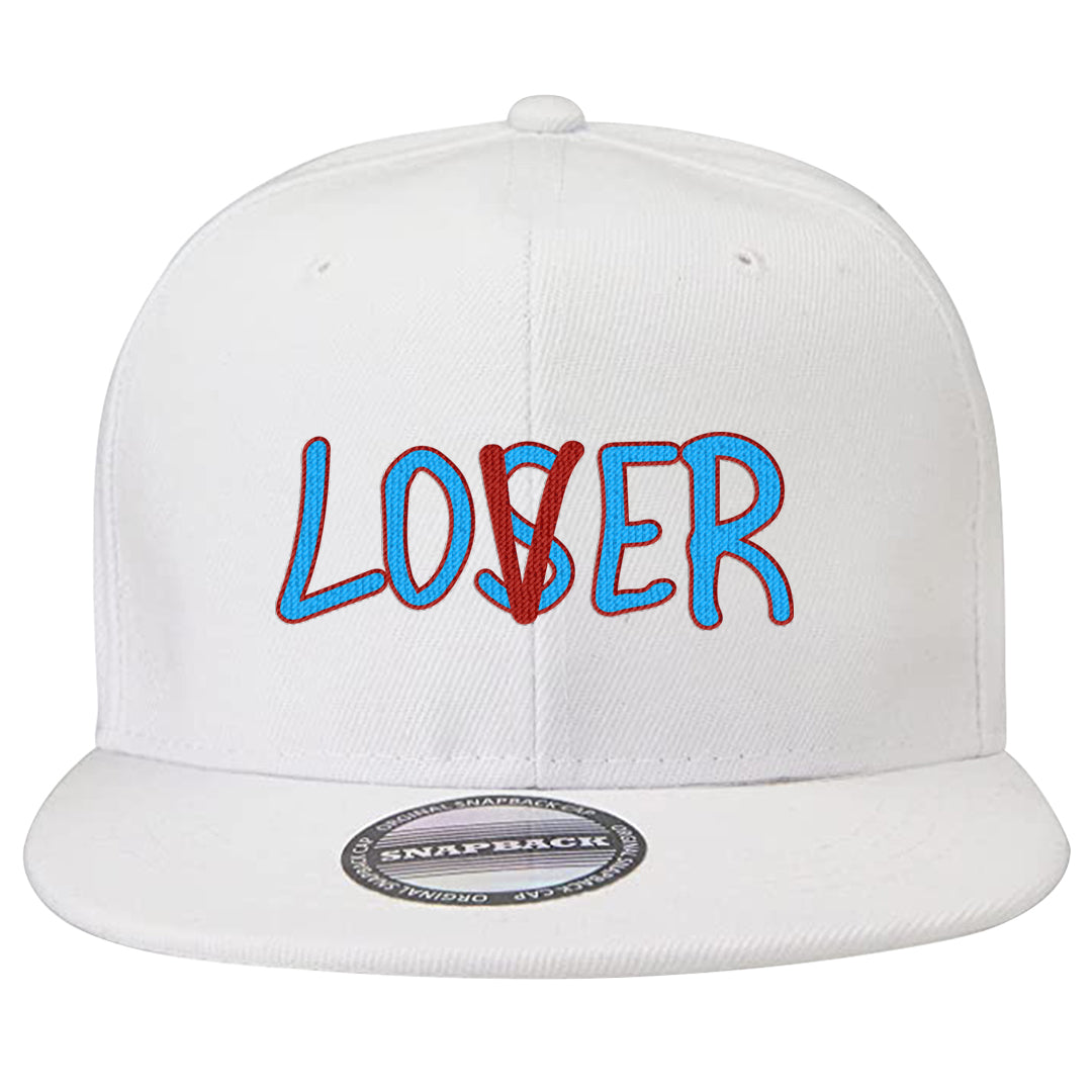 UNC to CHI Low 1s Snapback Hat | Lover, White