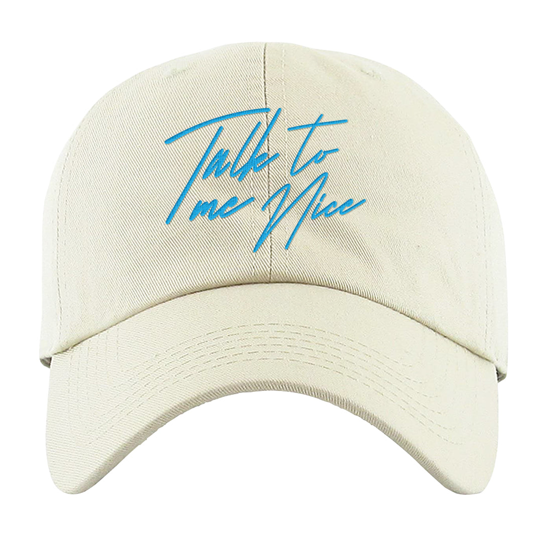 UNC to CHI Low 1s Dad Hat | Talk To Me Nice, White