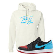 UNC to CHI Low 1s Hoodie | Talk To Me Nice, White