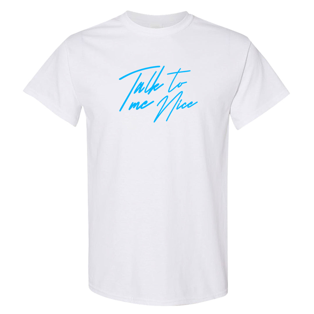 UNC to CHI Low 1s T Shirt | Talk To Me Nice, White