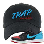 UNC to CHI Low 1s Dad Hat | Trap To Rise Above Poverty, Black