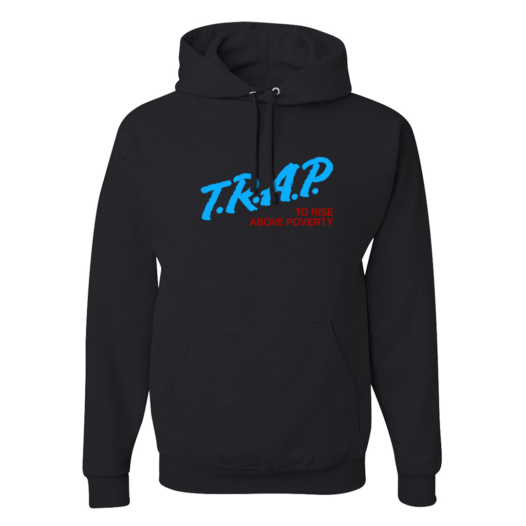 UNC to CHI Low 1s Hoodie | Trap To Rise Above Poverty, Black