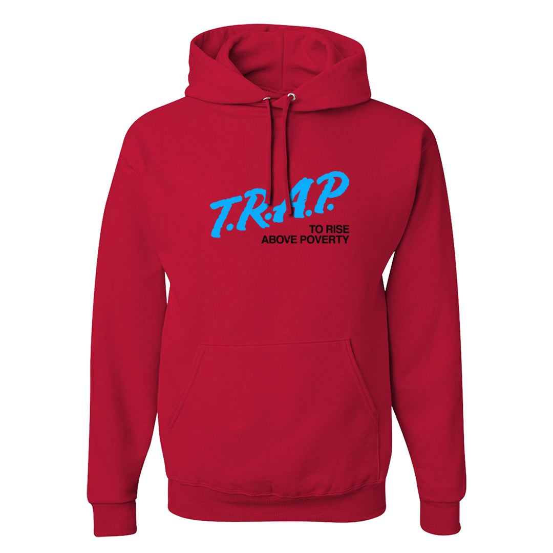 UNC to CHI Low 1s Hoodie | Trap To Rise Above Poverty, Red