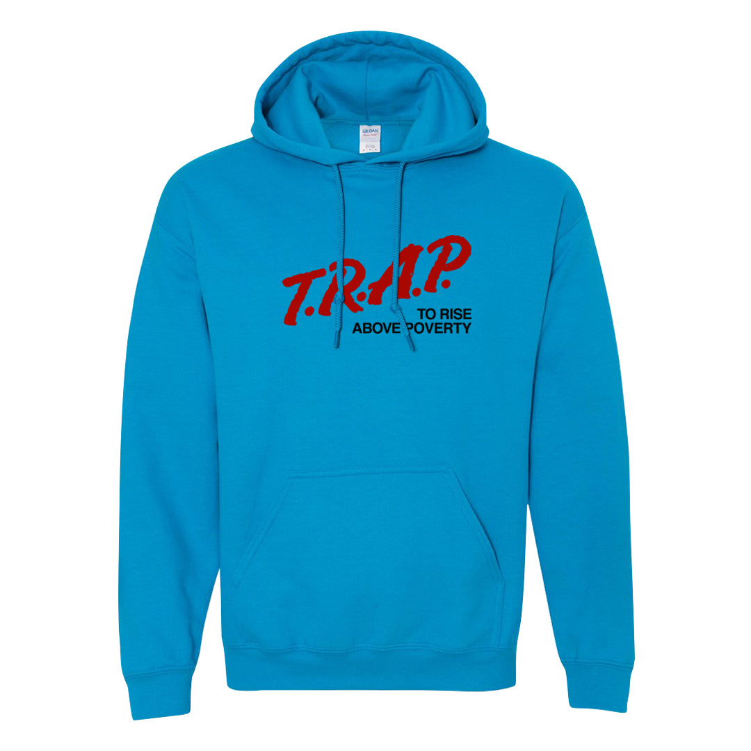 UNC to CHI Low 1s Hoodie | Trap To Rise Above Poverty, Sapphire