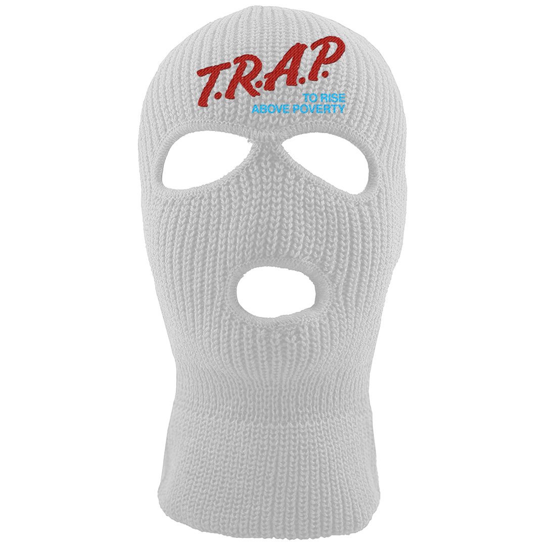 UNC to CHI Low 1s Ski Mask | Trap To Rise Above Poverty, White