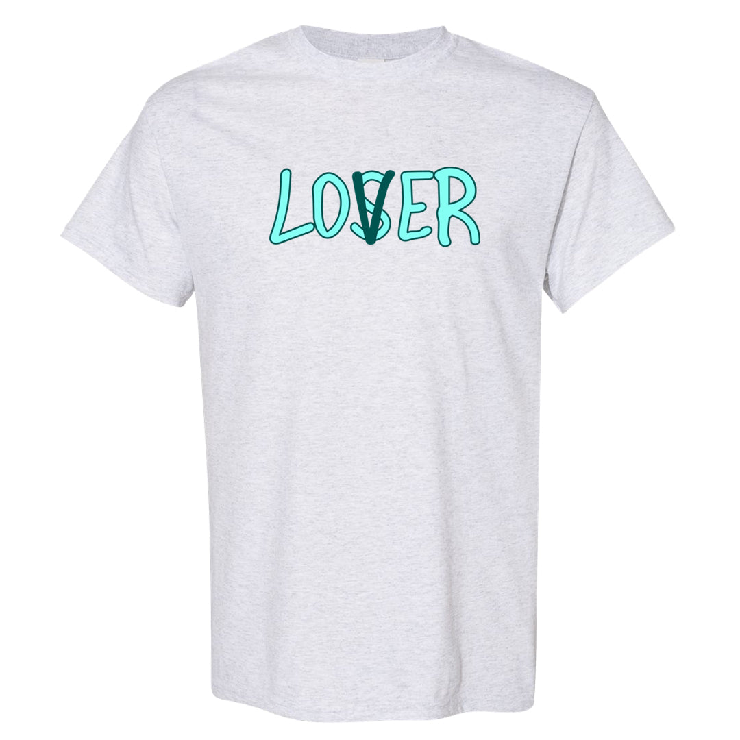 Chenille Teal Aqua Mid 1s T Shirt | Lover, Ash