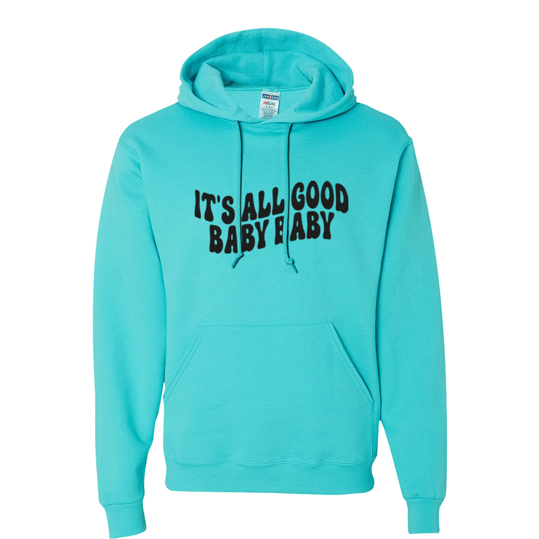 Inspired By The Greatest Mid 1s Hoodie | All Good Baby, Scuba Blue