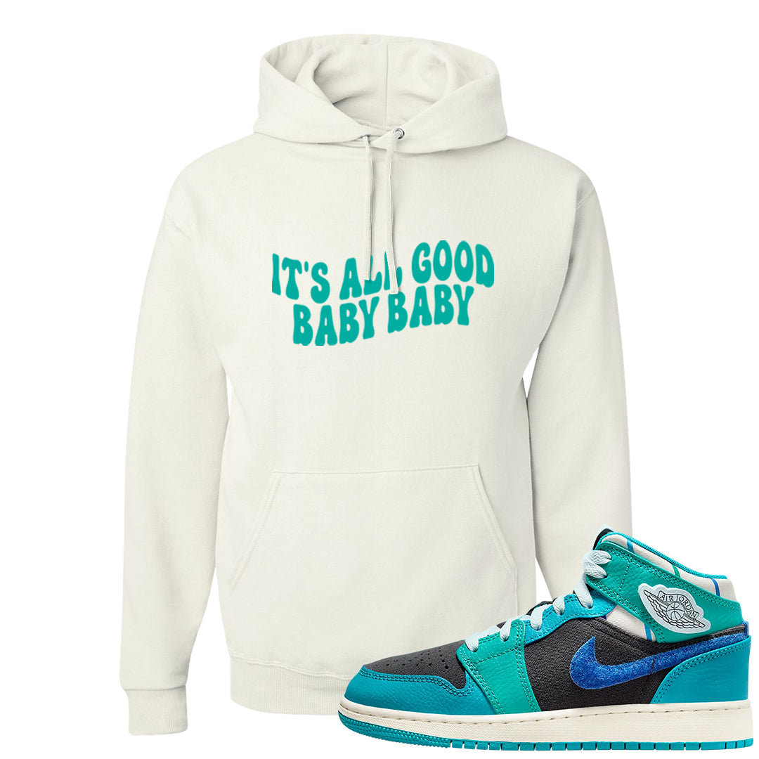 Inspired By The Greatest Mid 1s Hoodie | All Good Baby, Yellow