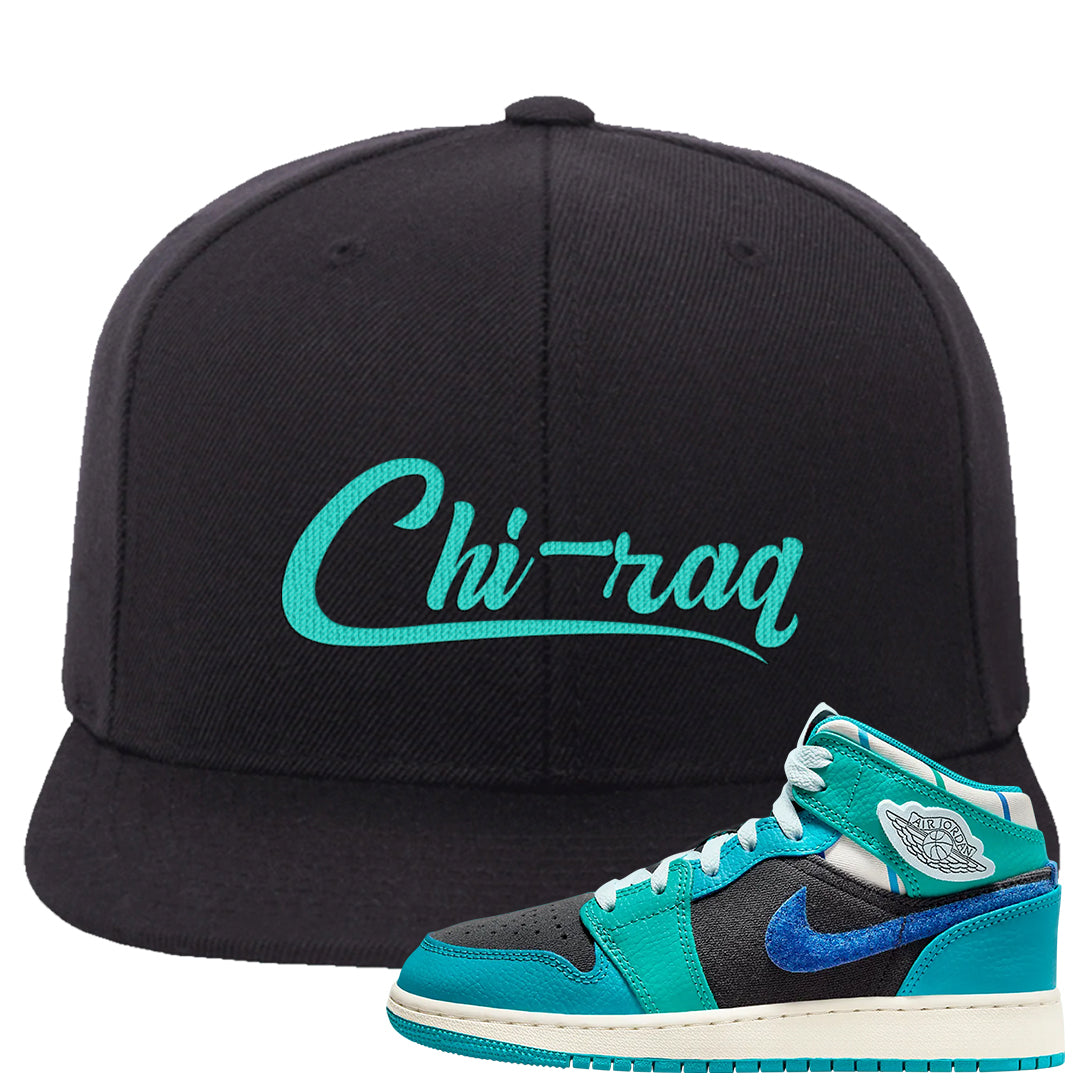 Inspired By The Greatest Mid 1s Snapback Hat | Chiraq, Black