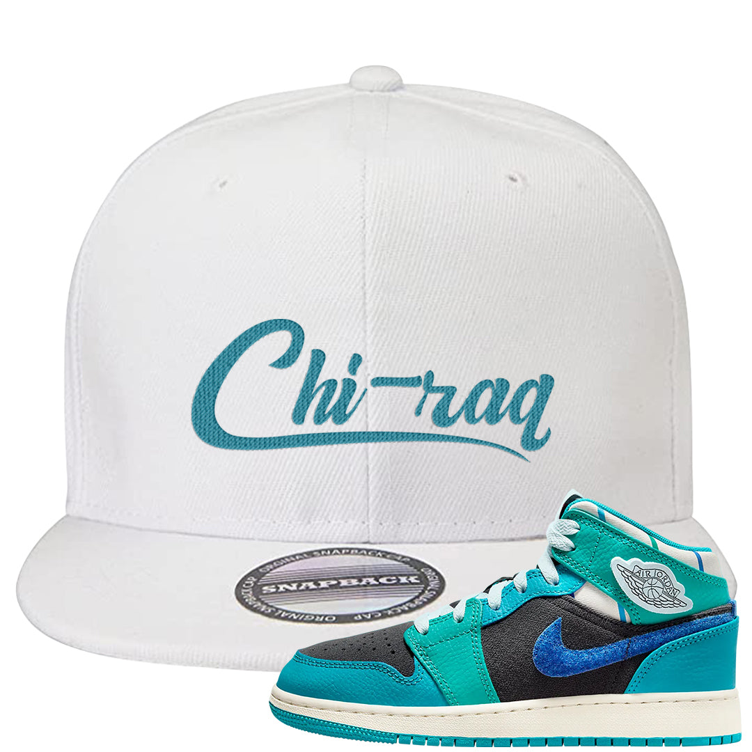 Inspired By The Greatest Mid 1s Snapback Hat | Chiraq, White