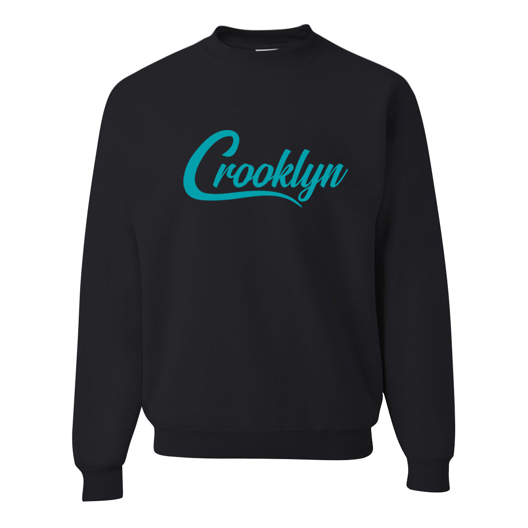 Inspired By The Greatest Mid 1s Crewneck Sweatshirt | Crooklyn, Black