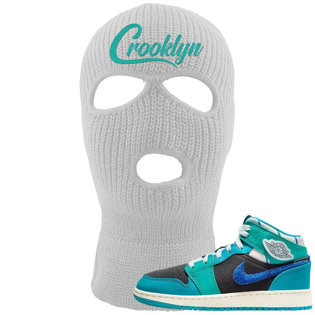 Inspired By The Greatest Mid 1s Ski Mask | Crooklyn, White