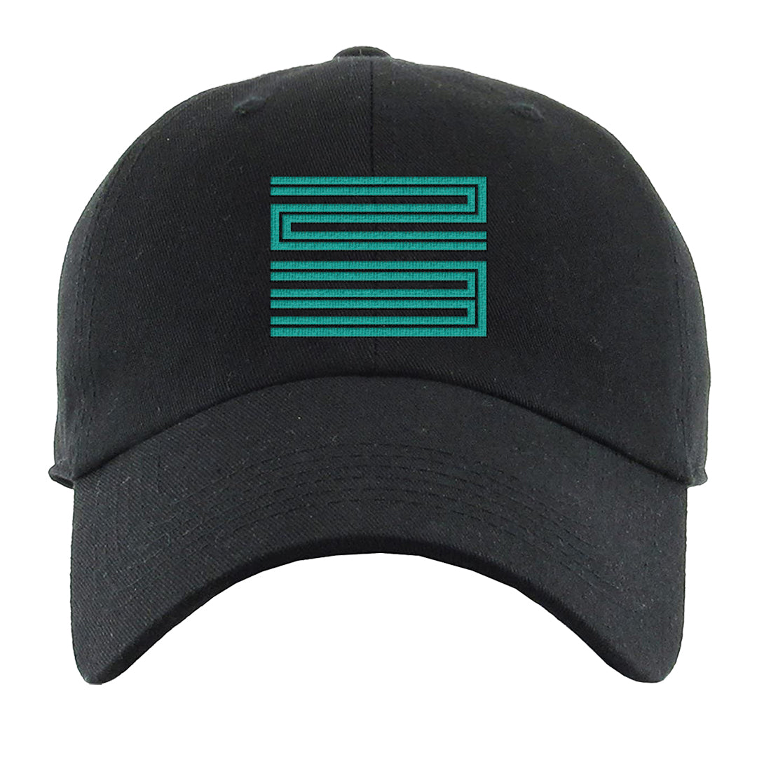 Inspired By The Greatest Mid 1s Dad Hat | Double Line 23, Black