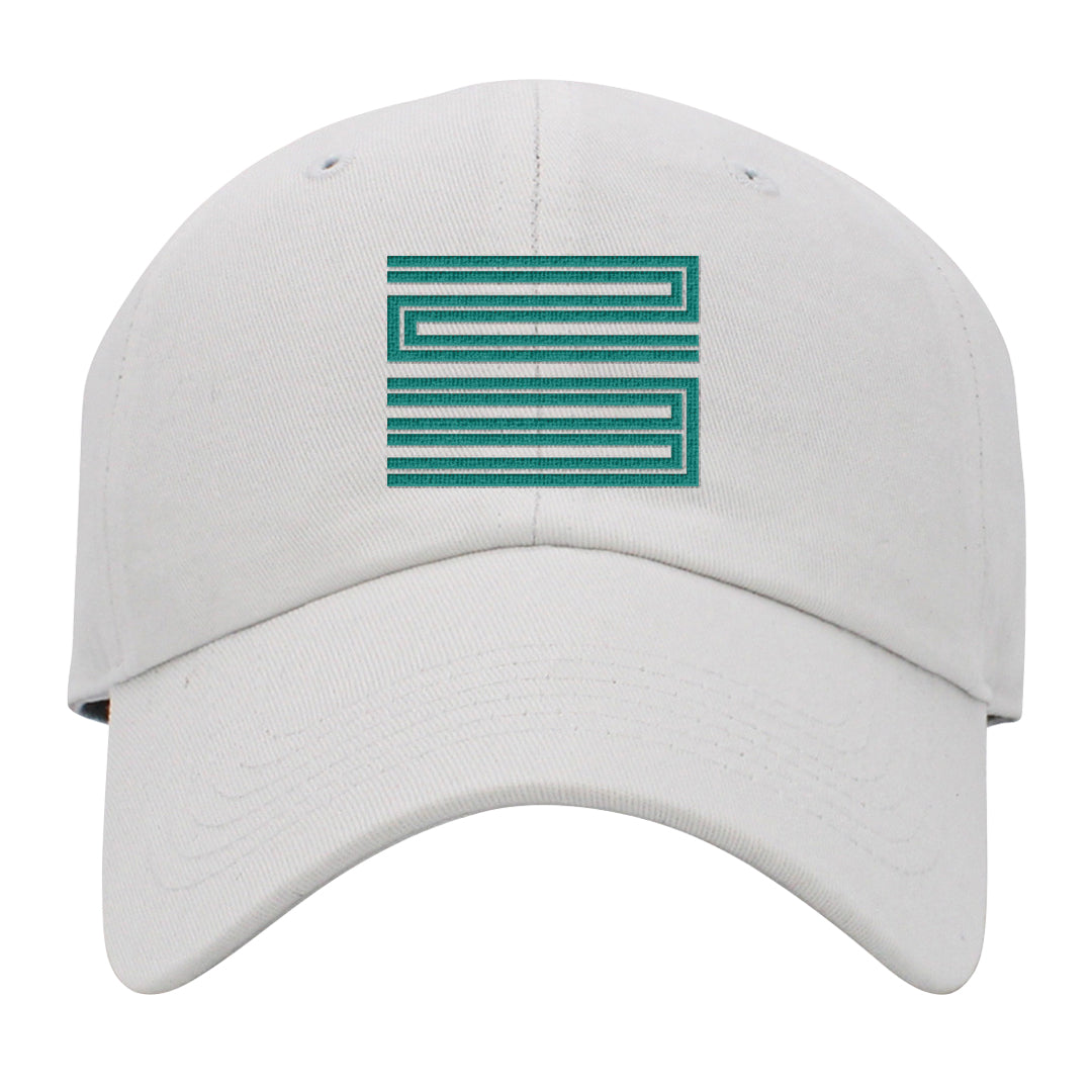Inspired By The Greatest Mid 1s Dad Hat | Double Line 23, White