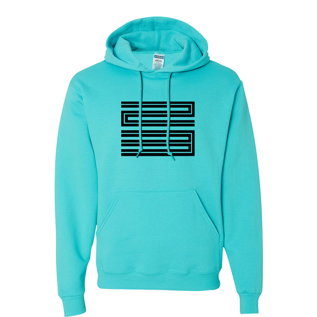 Inspired By The Greatest Mid 1s Hoodie | Double Line 23, Scuba Blue