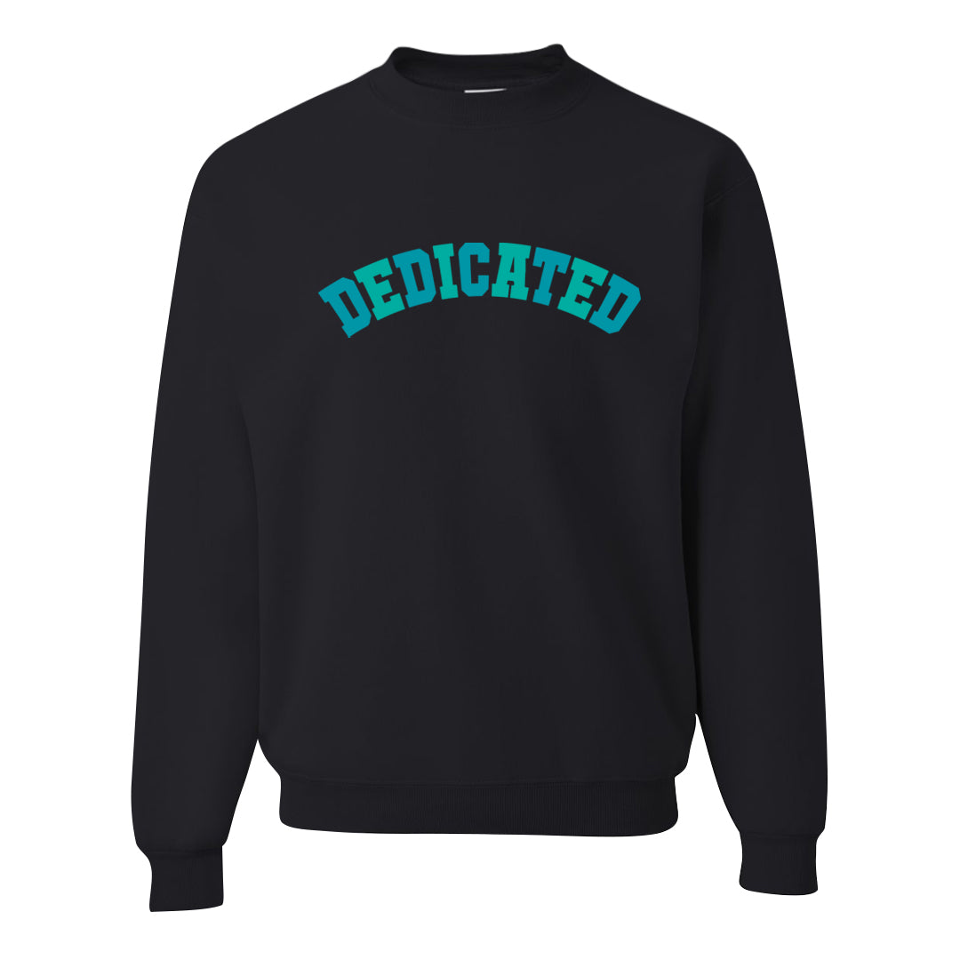 Inspired By The Greatest Mid 1s Crewneck Sweatshirt | Dedicated, Black