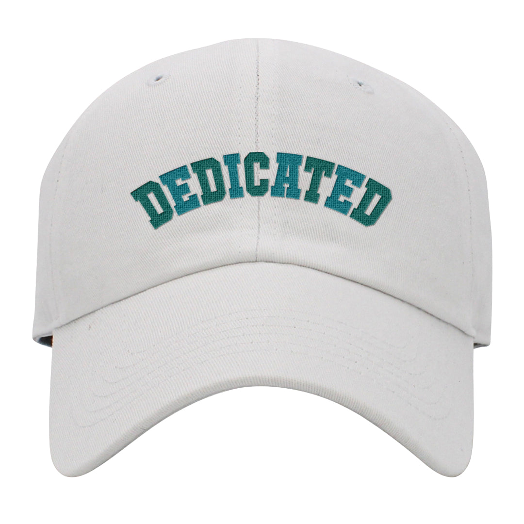 Inspired By The Greatest Mid 1s Dad Hat | Dedicated, White