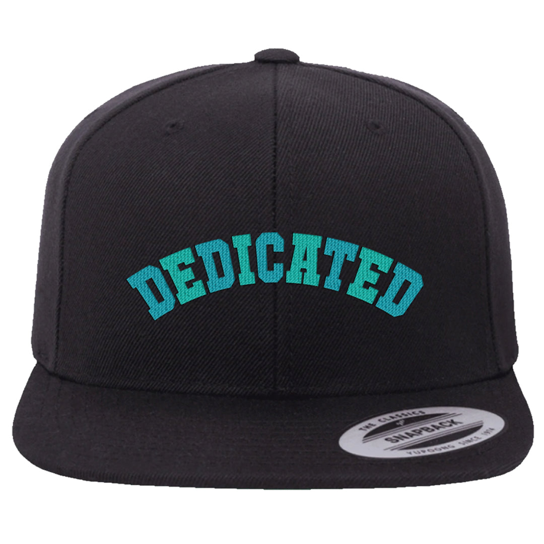 Inspired By The Greatest Mid 1s Snapback Hat | Dedicated, Black