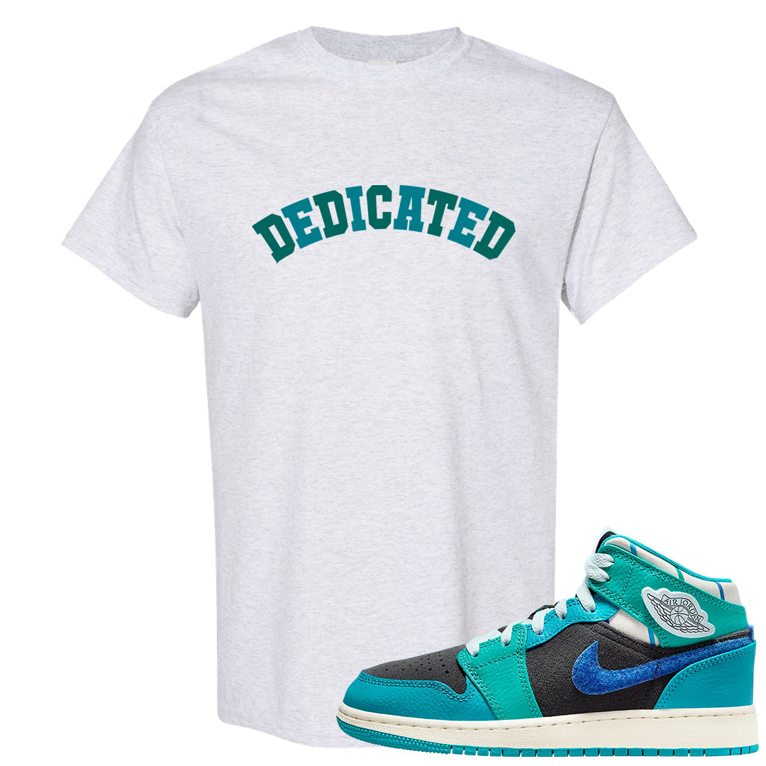 Inspired By The Greatest Mid 1s T Shirt | Dedicated, Ash