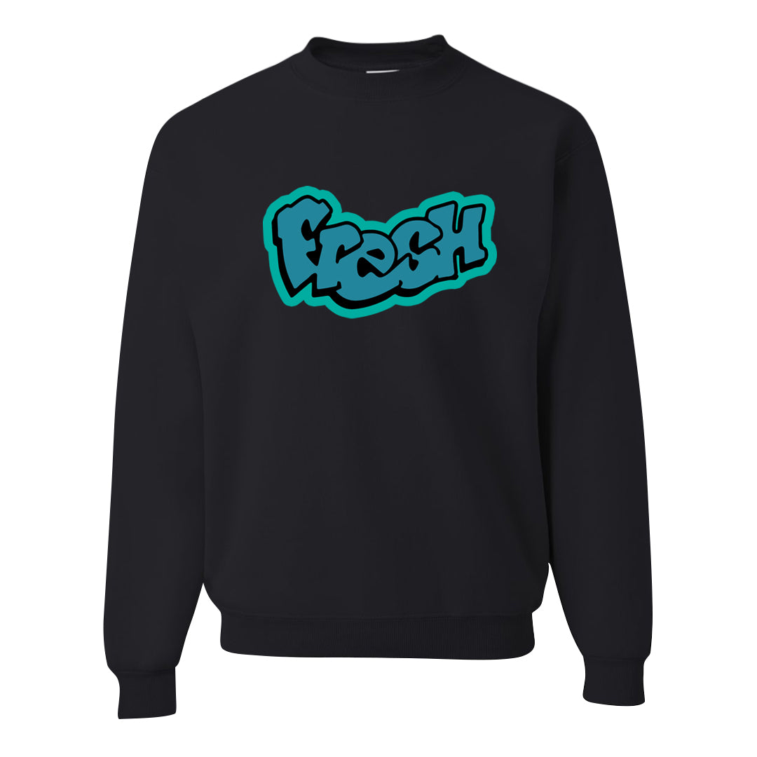 Inspired By The Greatest Mid 1s Crewneck Sweatshirt | Fresh, Black
