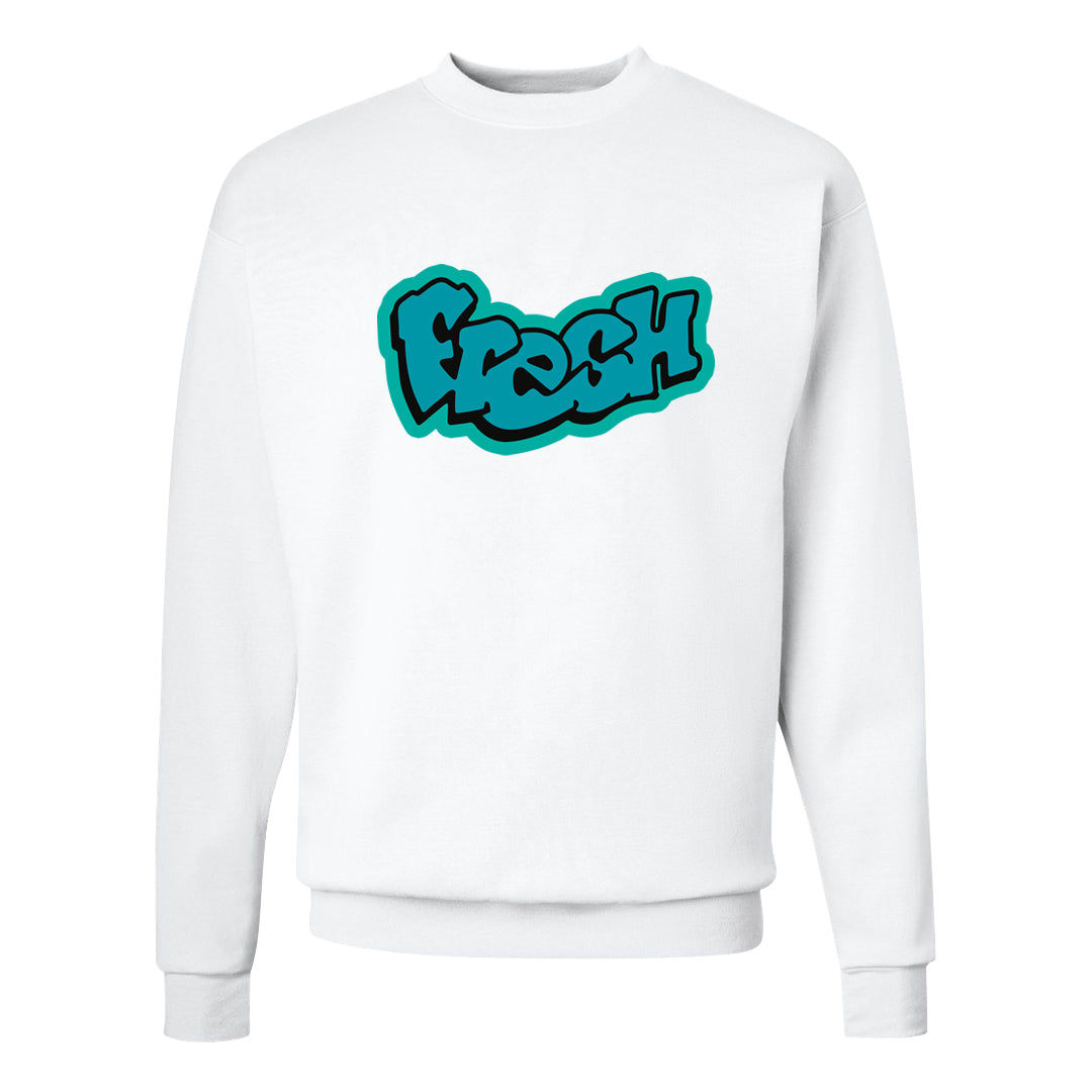 Inspired By The Greatest Mid 1s Crewneck Sweatshirt | Fresh, White