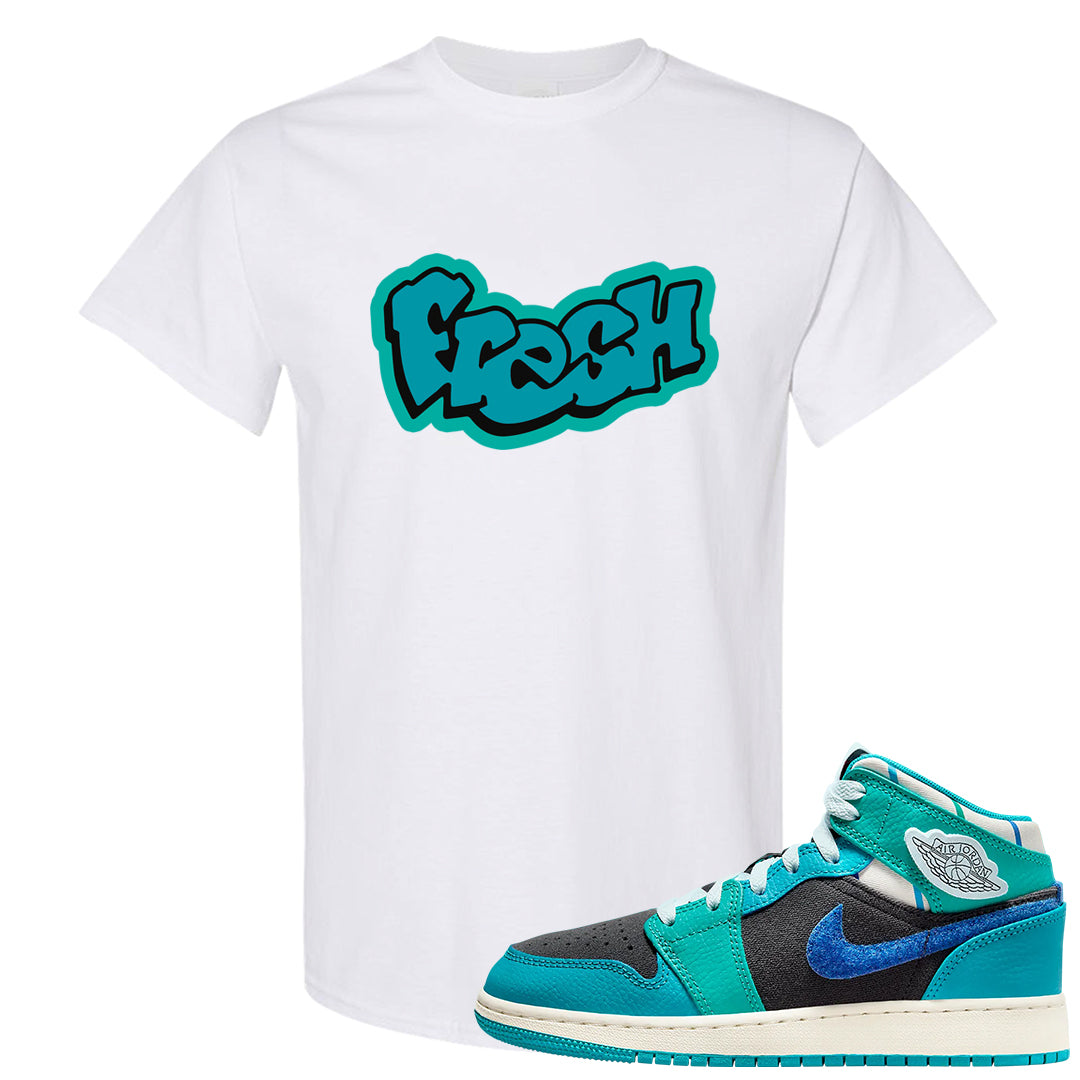 Inspired By The Greatest Mid 1s T Shirt | Fresh, White