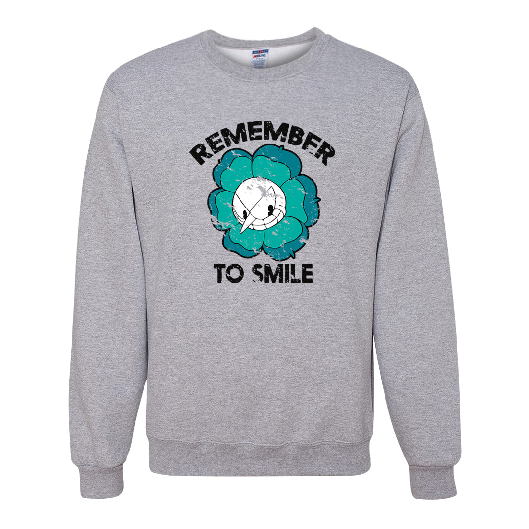Inspired By The Greatest Mid 1s Crewneck Sweatshirt | Remember To Smile, Ash