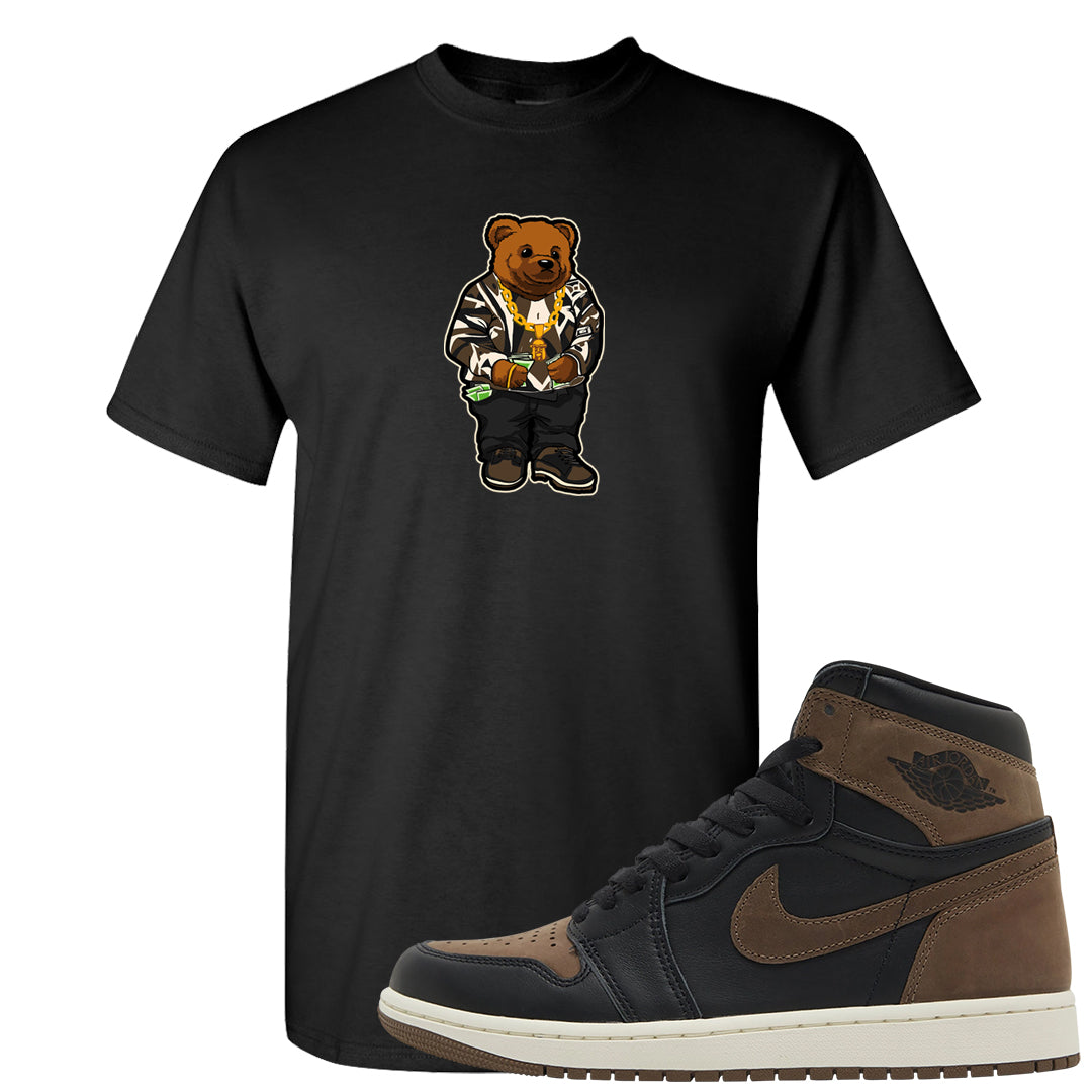 Dark Brown Retro High 1s T Shirt | Sweater Bear, Black