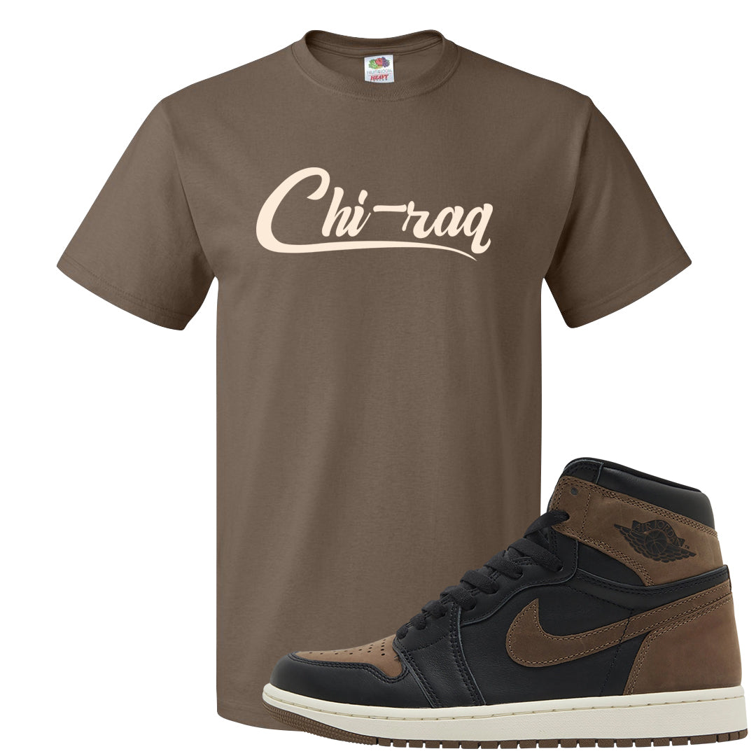 Dark Brown Retro High 1s T Shirt | Chiraq, Chocolate