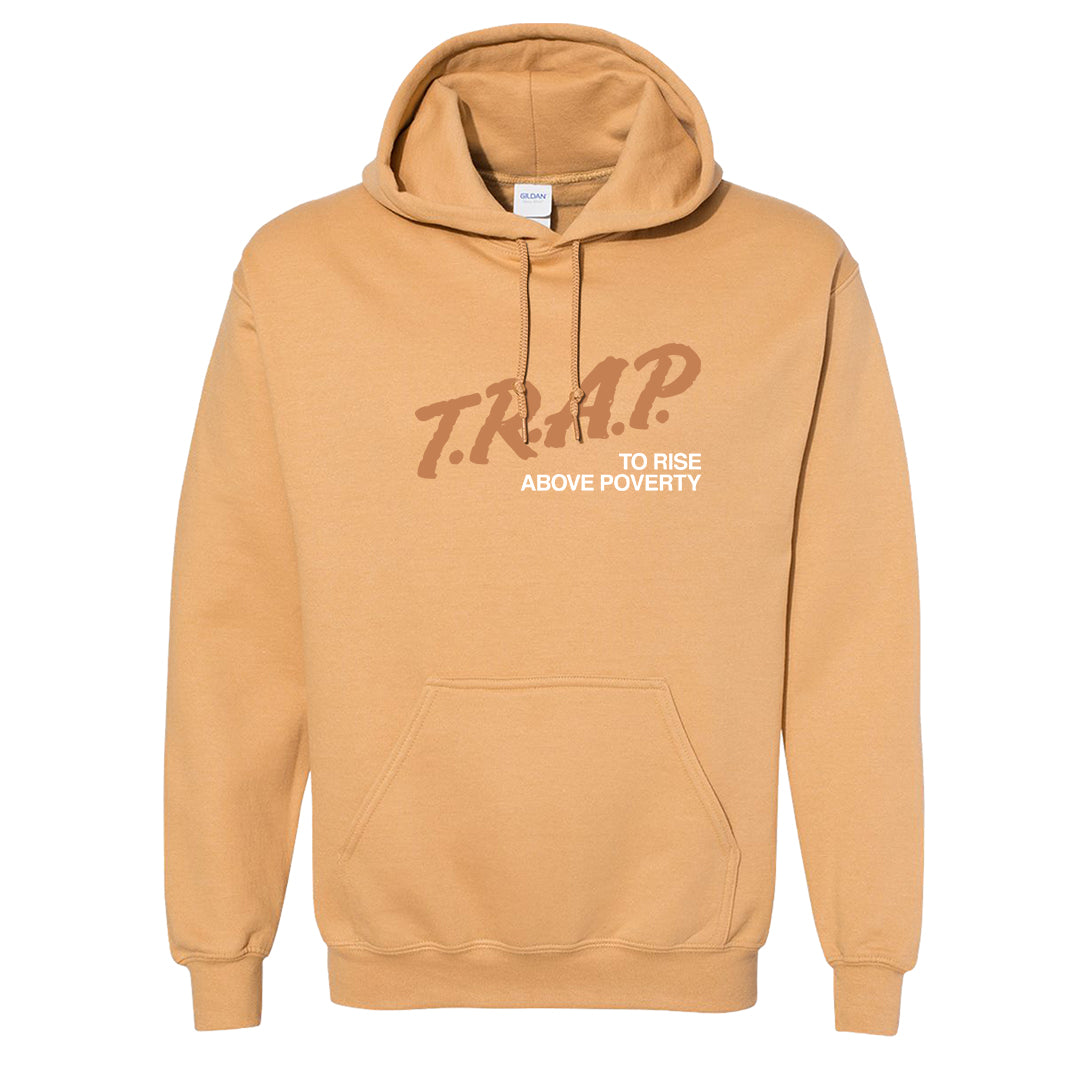 Retro High Praline 1s Hoodie | Trap To Rise Above Poverty, Old Gold