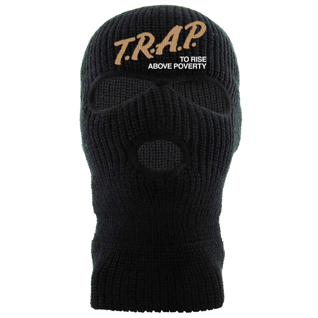 Retro High Praline 1s Ski Mask | Trap To Rise Above Poverty, Black