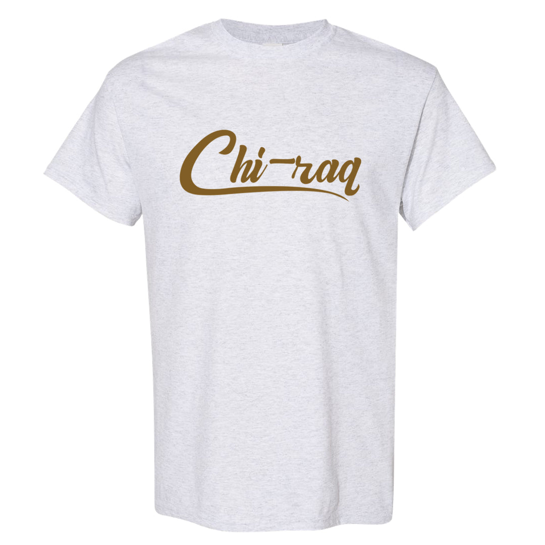Metallic Gold Retro 1s T Shirt | Chiraq, Ash