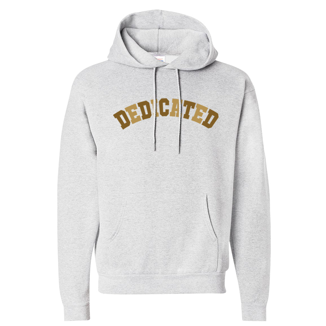 Metallic Gold Retro 1s Hoodie | Dedicated, Ash