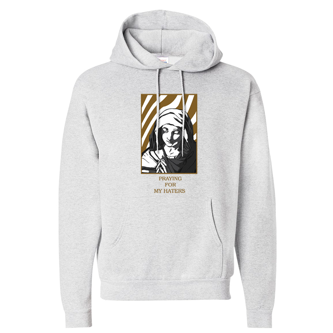 Metallic Gold Retro 1s Hoodie | God Told Me, Ash