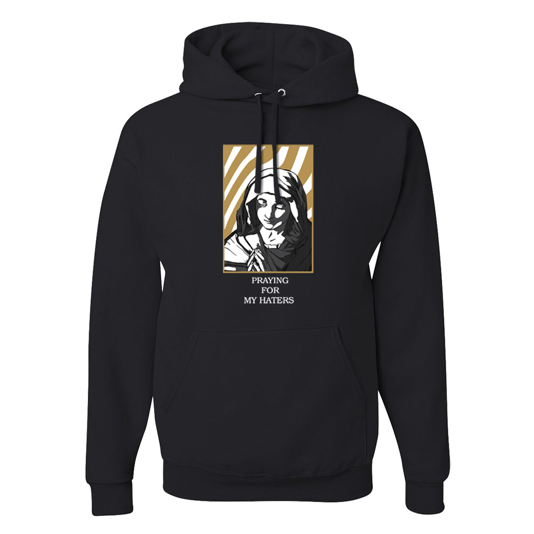 Metallic Gold Retro 1s Hoodie | God Told Me, Black